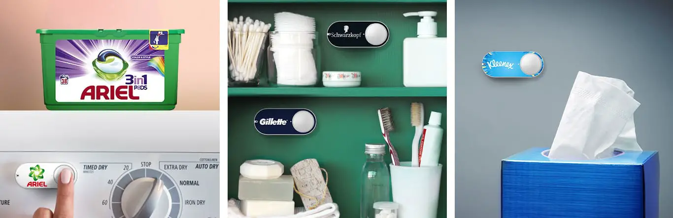 Placer votre Dash Button au bon endroit.