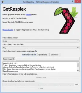 "Installer" de Rasplex