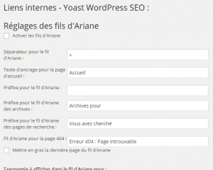 SEO > Liens internes