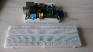 Raspberry-Pi + Breadboard