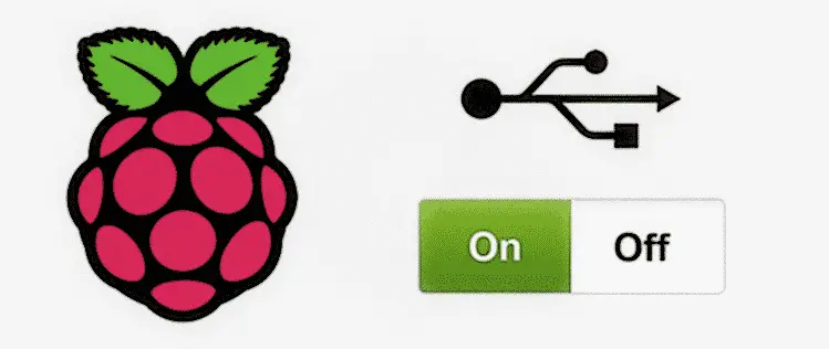 Un câble USB avec un bouton On/Off pour le Raspberry-Pi