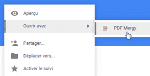 Fusionner des PDF depuis votre Drive