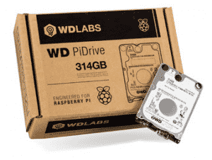 WD PiDrive : 314Go