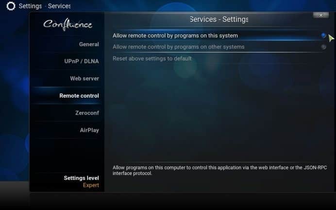 kodi-remote-control-allow-on-this-system