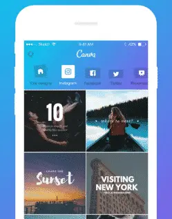 canva application mobile