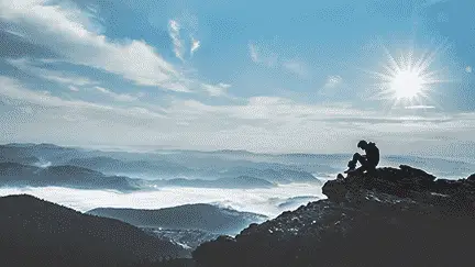 man-alone-mountain
