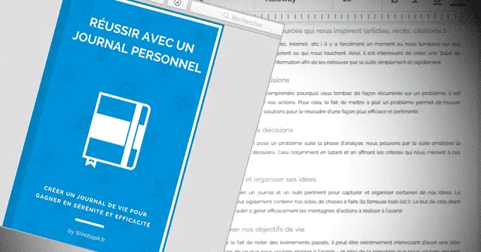 Réussir avec un journal personnel : Disponible demain ! (05/02/18)