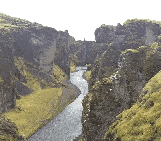 Fjaðrárgljúfur, Islande.