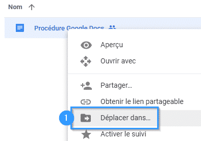 Projet A - Google Drive