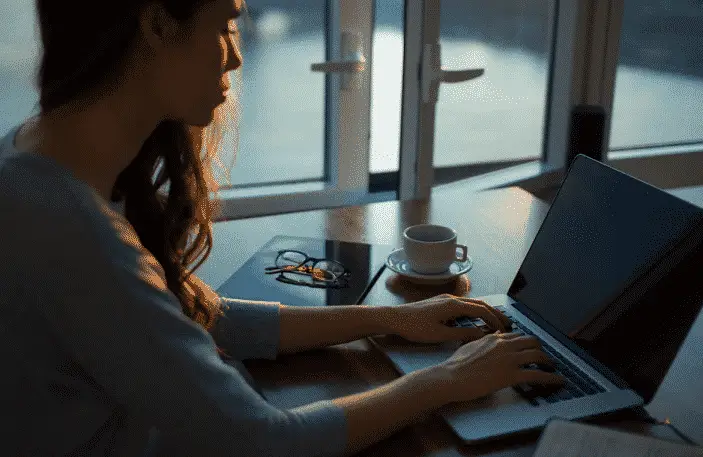 woman-working-computer-alone