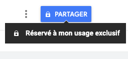 Bouton "Partager"