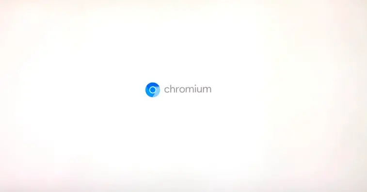 Ecran de démarrage Chromium