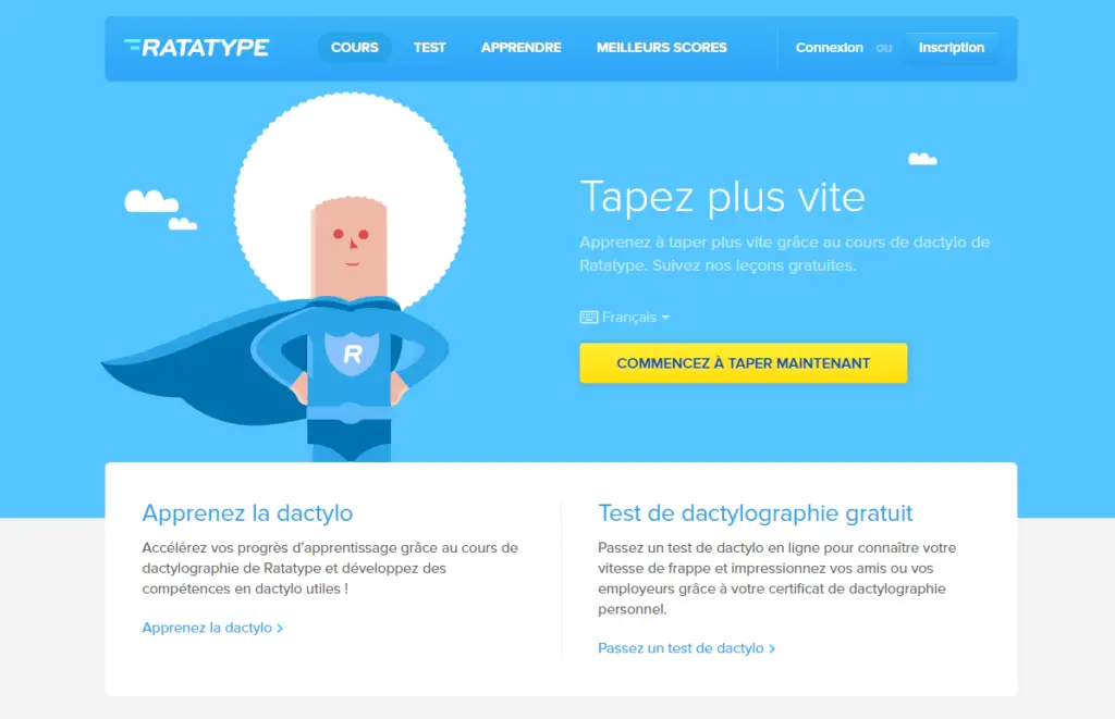 ratatype - tapez plus vite