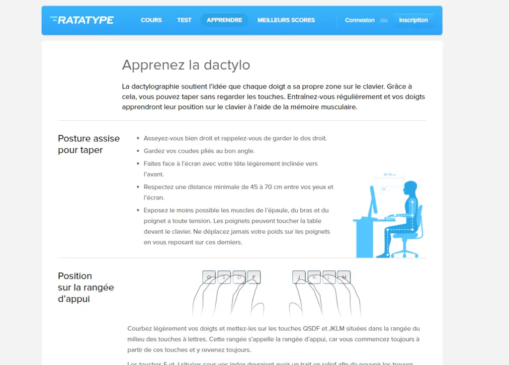 ratatype apprendre