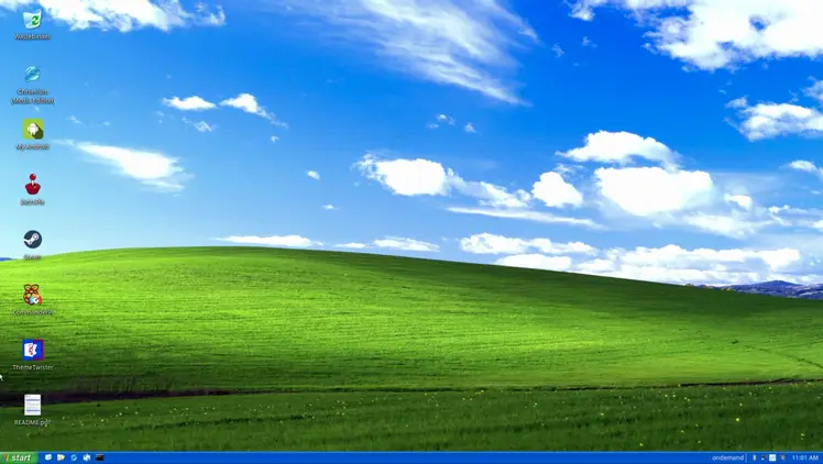 Twister OS - Thème Windows XP