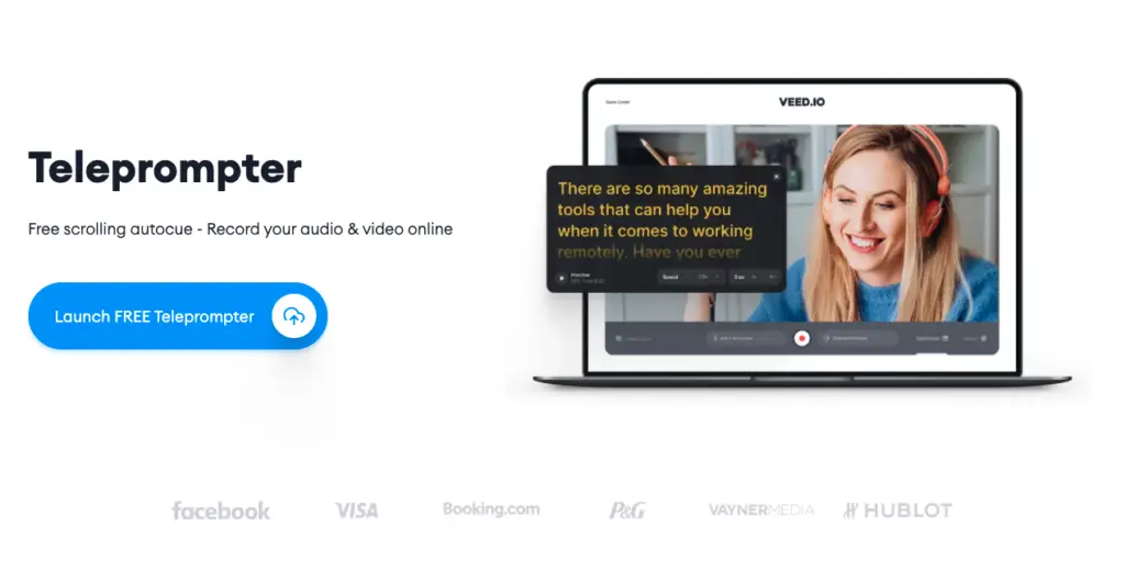 Teleprompter app by VEED