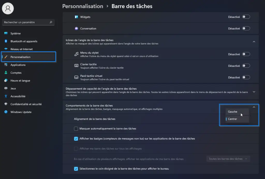 positionnement-barre-tâches-windows-11