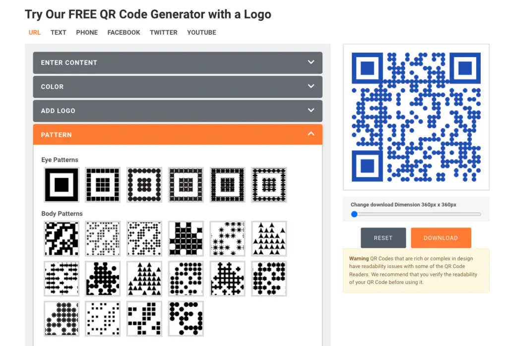 logoDesign-QR-code-generator