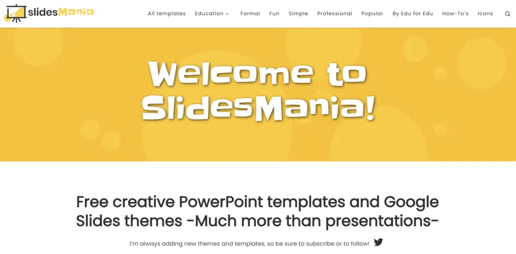 slidesmania cover website