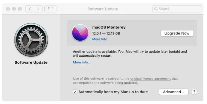 upgrade macbook MacOS