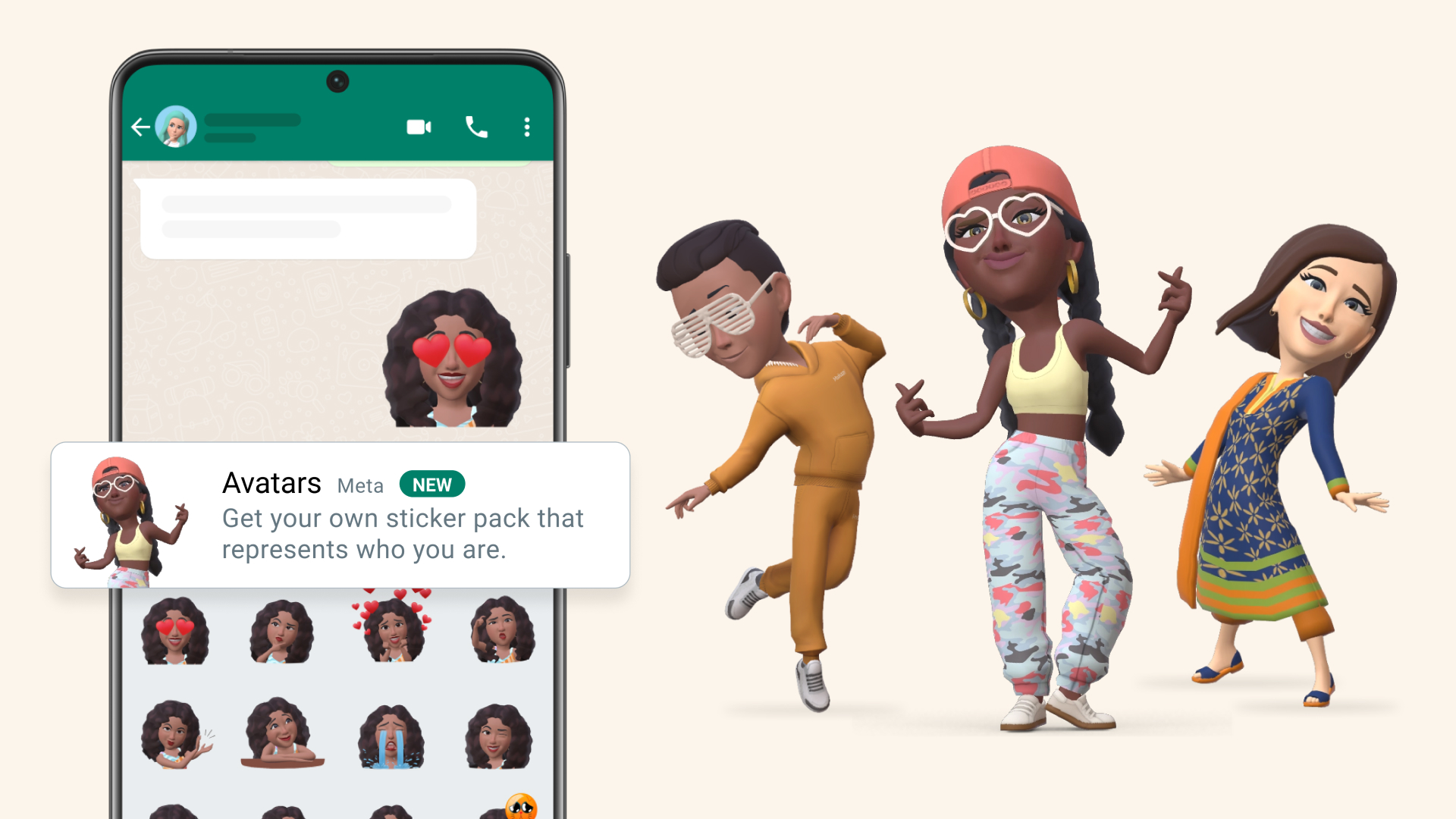 Comment utiliser les avatars de style Bitmoji de Meta sur WhatsApp ?